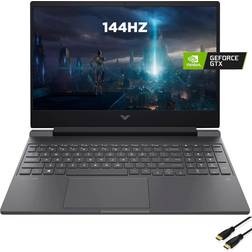 HP Gaming Laptop Victus 15.6in FHD IPS 144Hz 6-Core Ryzen 5 7535HS Beats i7-11800H GeForce RTX 2050 4GB GDDR6 Graphic Backlit KB B&O Bluetooth 5.3 Windows 11 Home16GB|1TB SSD Mica Silver